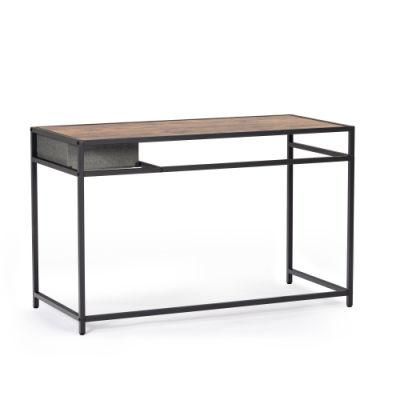 Computer Desk with Drawer Study Table Computer Desk for Home Office Black Metal Frame