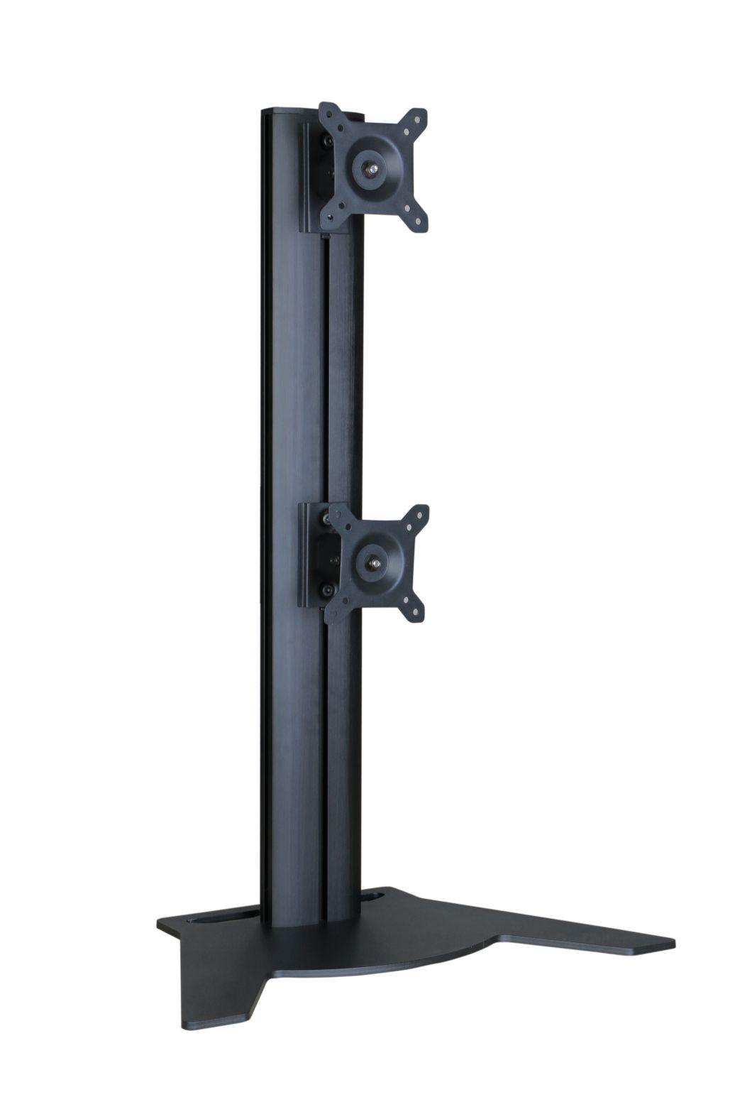 LCD Desktop & Wallmount Workstation Floorbase 10-32" Height Adjustment