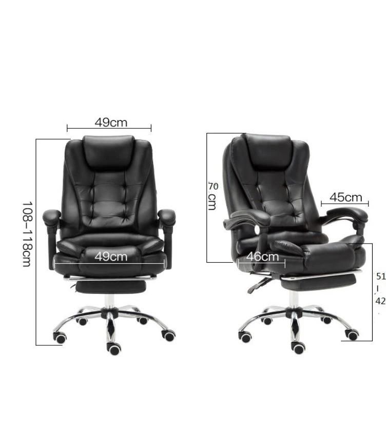 Executive Office Chair with Lumbar Support Arms Executive Judge Task Chair Rolling Swivel PU Leather Chair