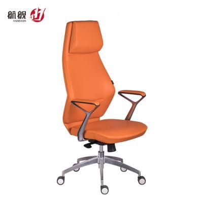 3 Years Warranty with Adjustable Headrest Ergonomic Leather Office Chair