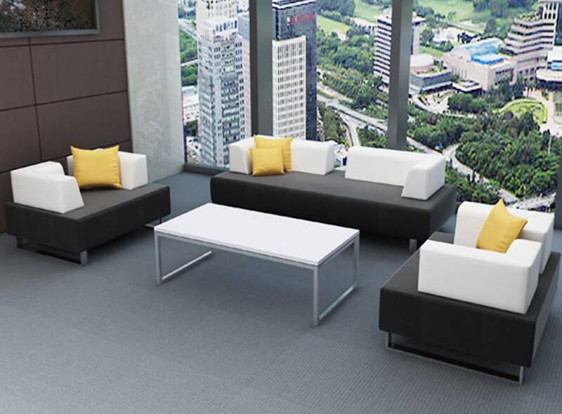 Modern Design Fabric Three Person Seat Office Sofa