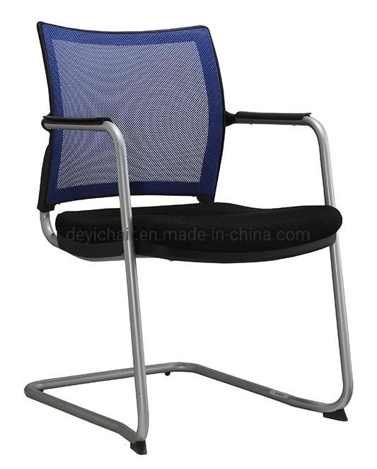 Cantilever Base Powder Coated Finished Mesh Upholstery for Backrest Mould Foam for Seat Stacking Chair