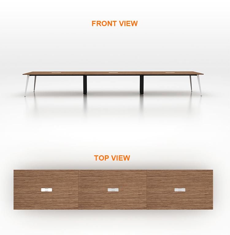 Good Quality MDF Boardroom Meeting Room Conference Table with 10 Seaters