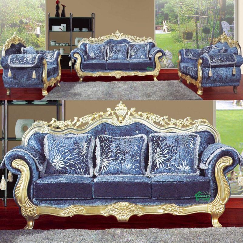 Furniture Factory Wholesale Wooden Sofa Set with Optional Couch Seater