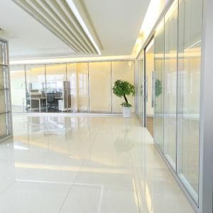 Modern Office Tempered Glass Aluminum Frame Partition Wall