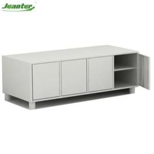 Durable Knock Down Structure 3 Door Clothes Steel Locker with Feet