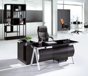 Glass Office Table Executive Table New Design Office Desk Modern Tempered Glass High Quality Desk Office Furniture 2019