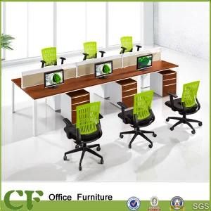 Modern Furniture Office Partition Desk Partition Screen for 6 Person