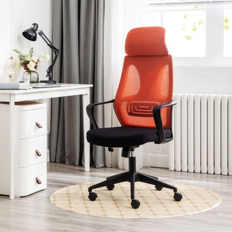 Office Executive Furniture MID-Back Back Swivel Fabric Mesh Office Chair Swivel with Wheels