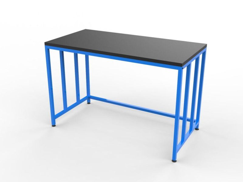 China Manufacturers Computer Furniture Wholesale MDF Laptop Table with Metal Legs