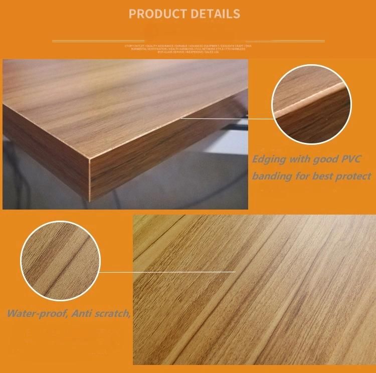 African Style Office Furniture Melamine Executive Wooden Office Desk