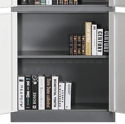 4 Shelves Storage Cupboards Office File Cabinet with Combination Lock