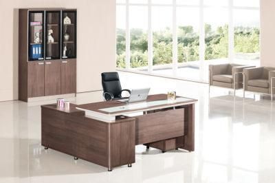 High End Modern Manufacture Office Furniture Lshape Office Table for Wooden Furniture