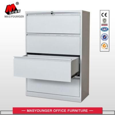 Steel Office Lateral 4 Drawers Filing Cabinet