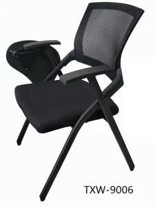 Wholesale Mesh Stackable Ergonomic Conference and Office Training Chair with Plastic Writing Pad
