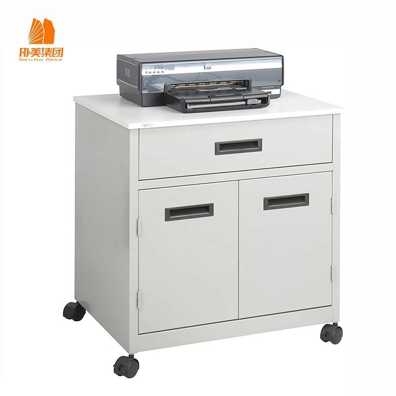 Household Movable Filing Cabinet, Storage Cabinet, Stainless Steel Material.