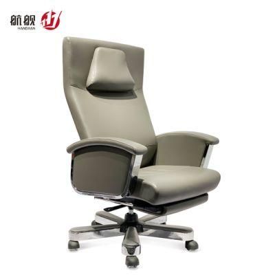 Hot Sale PU Leather Adjustable Headrest Executive Boss Office Chair