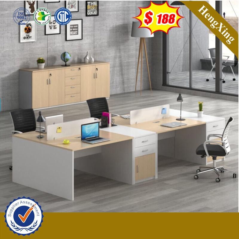 Durable Modular Panel Office Workstation Clusters for 4 Person (HX-8NR0085)