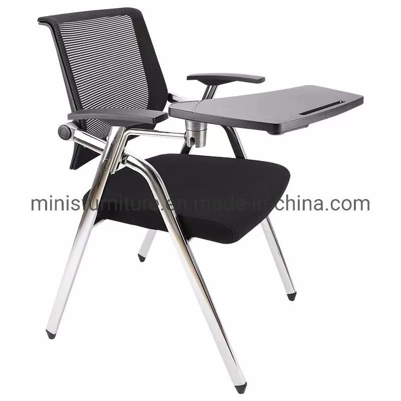 (M-OC216) School Office Meeting Furniture Blue Fabric Folding Training Chair