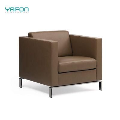 Modern Design Synthetic Leather Sofa Set for Office Room