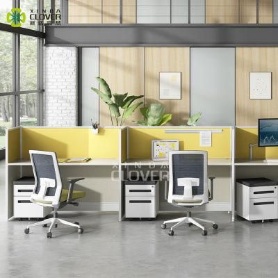 Low Price Common 4 People Use Office Partition Workstation