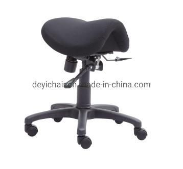 up and Down Two Lever Mechanism Fabric PU Upholstery Saddle Shape Computer Seat Angle Adjustment Office Chair