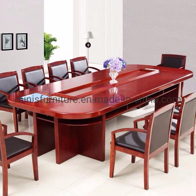 (M-CT373) Popular Hotel/Govenment/School Office Furniture Round Wood Conference Table