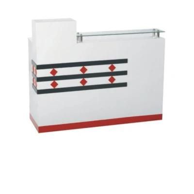 Hl-877 2021 Top Quality Mix Color Salon Reception Table Consult Table for Sale Cashier Desk Check-out Counter Checkstand