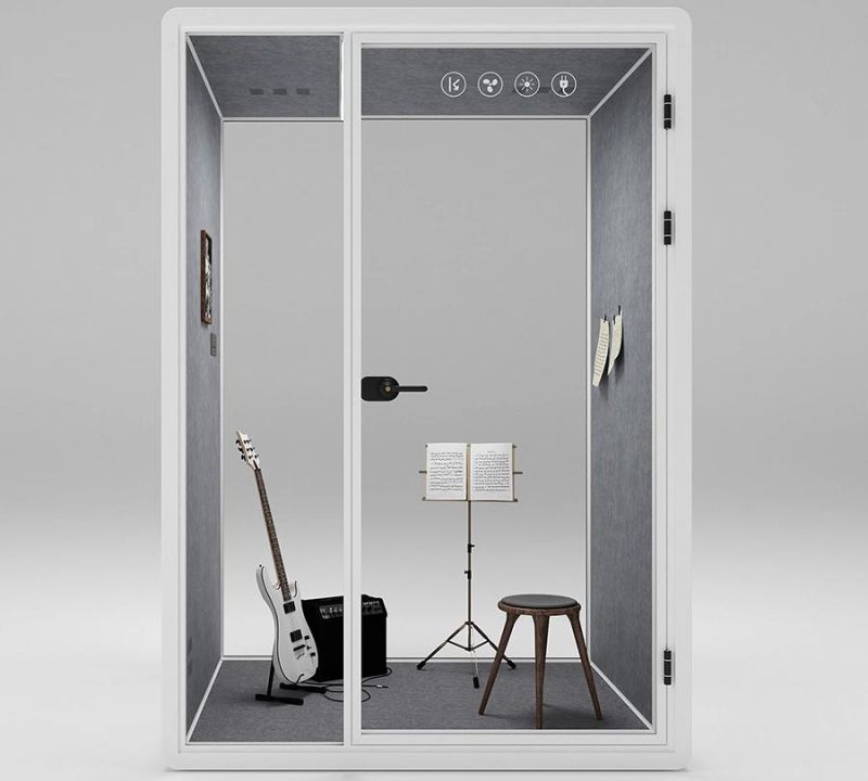 Office Meeting Pod Soundproof Booth Private Meeting Cabin Sound Insulate Office Phone Booth