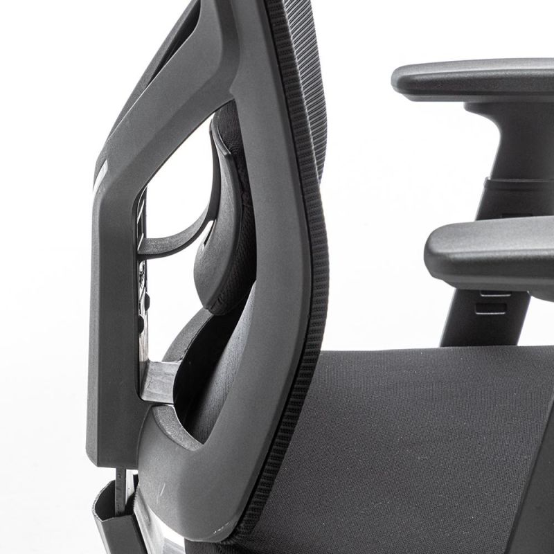 Mesh Office Chair with Lumbar Support, Thick Seat Cushion and Adjustable Headrest - 135° Rocking High Back Desk Chair