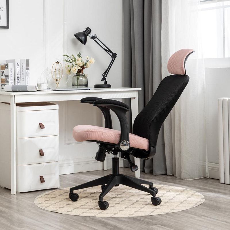 Huashi Adjustable Office Chair Comfortable Mesh Chair with Wheels