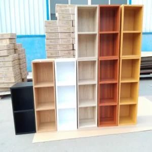 Popular Cheap Price Modern Wooden 3, 4, 5 Book Shelf Bookcase