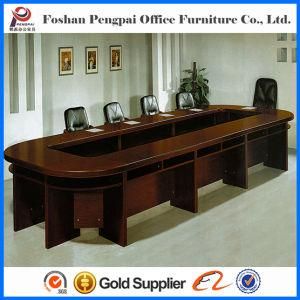 Horse Belly Oblong Wooden Meeting Table for Conference