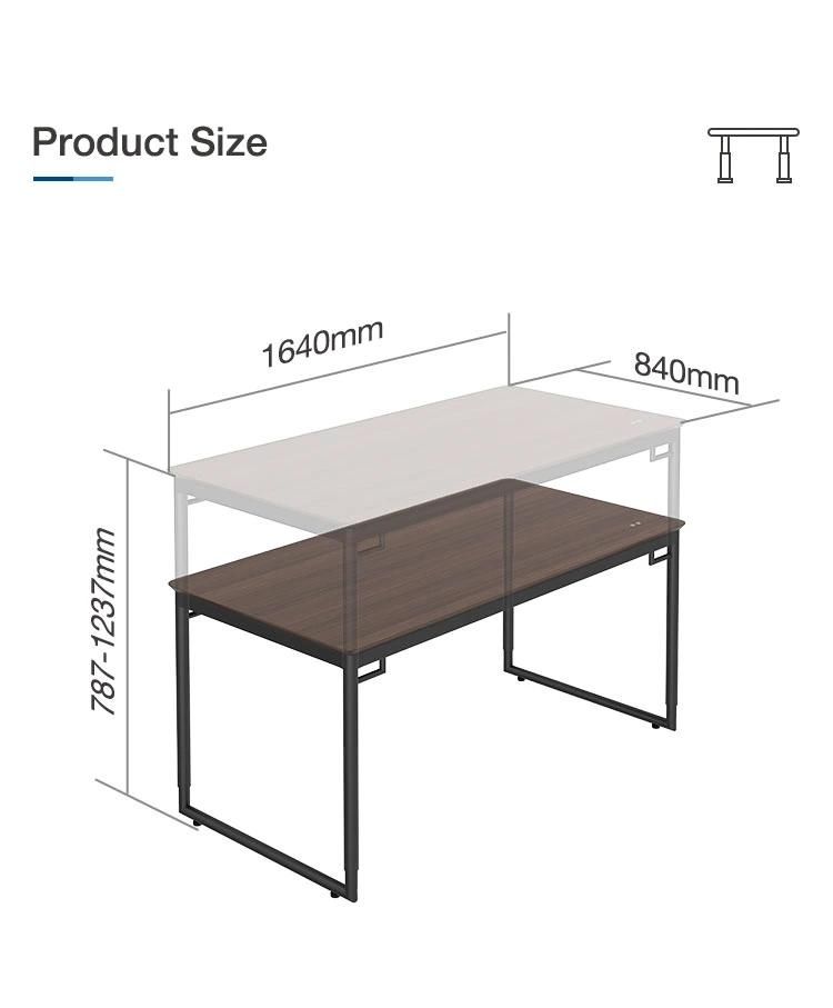Modern Design Carton Export Packed Computer Adjustable Office Desk with Low Price