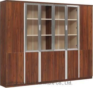 High Class Classical Wood 4 Doors Study Room Book Cabinet (BL-FC279)