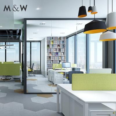 New Arrival Modern Partition Design High Frame Aluminium Glass Wall Office Furniture