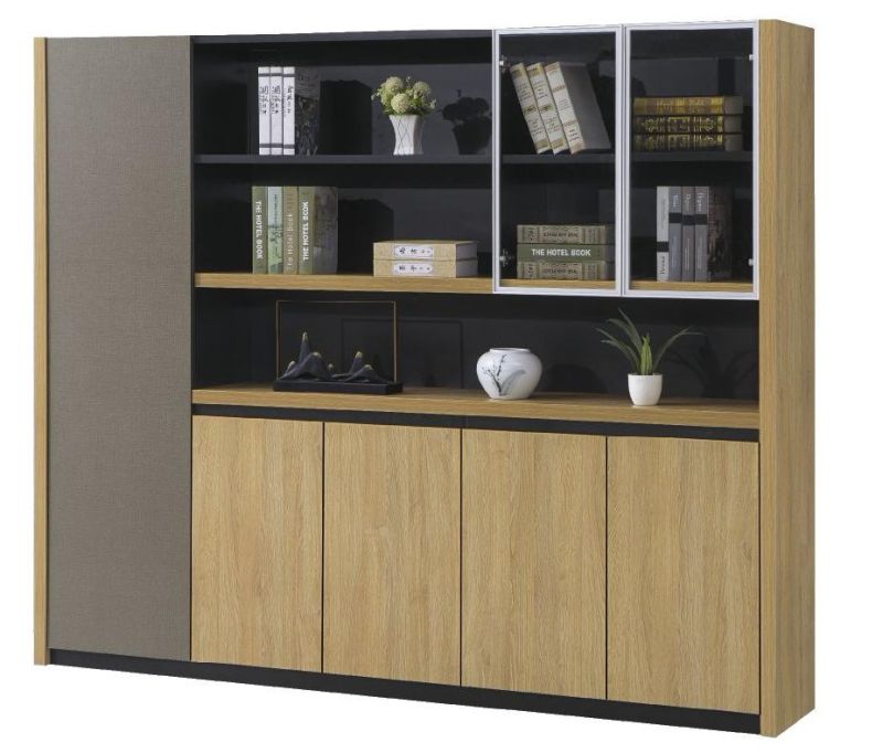 Natural Oak Color Melamine Executive Office Furniture Desk