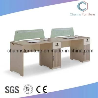 Modern 2 Person Staff Workstation Melamine Office Table CAS-W1823