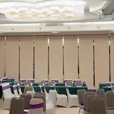 Movable Wall Track Soundproofing Sliding Folding Partition Wall for Hotel