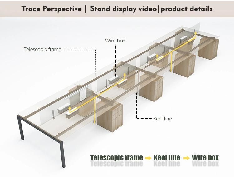 Factory Direct Sale Table Specifications Size Set Price Desk Workstation Office Workstation