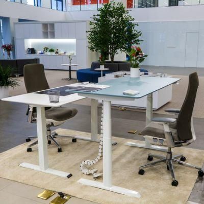 Factory New Electric Height Adjustable Computer Office Desk Metal Frame Sit Stand Table Adjustable Desk Office Desk