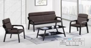 Modern Leisure PU Leather Metal Office Home Sofa 2320