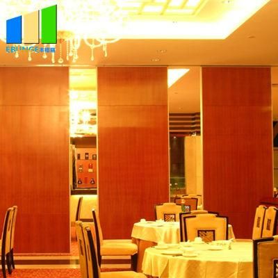 Operable Room Divider Movable Sound Proof Partition for Restaurant