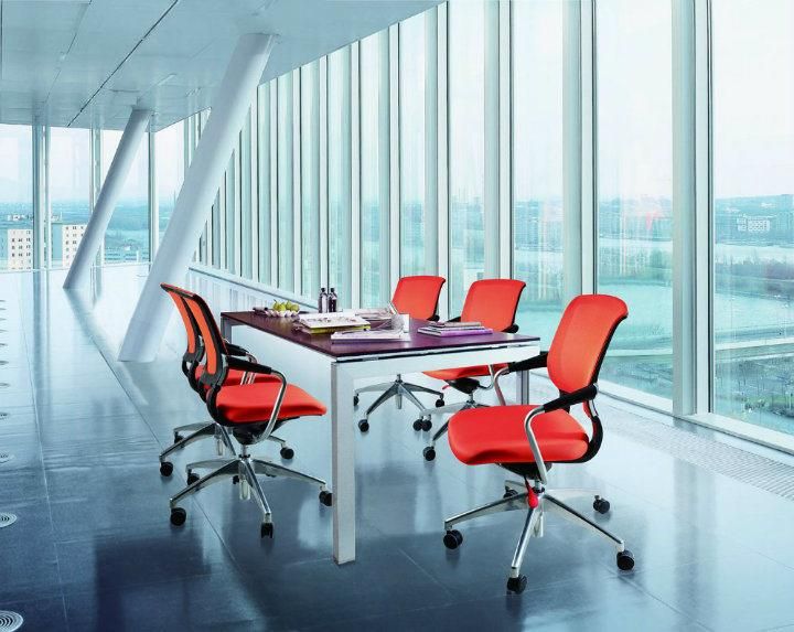 Swivel Training Five Star ABS Office Conference Staff Mesh Furniture