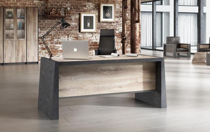 Tahope Industrial Style Luxury Boss Executive Director Wooden Office Table