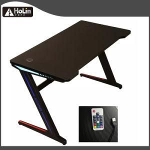 Z Shape E1 Melamine Iron Gaming Table PC Computer Gamer Desk