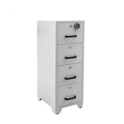 Office Furniture Fireproof 2 Hours Vertical Metal Filing Cabinet with Digital Lock