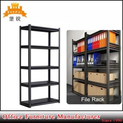 Office Furniture Metal Black Color File Display Storage Rack