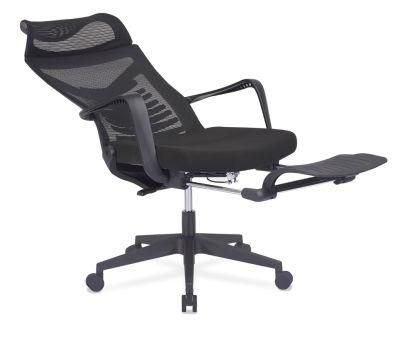 K339 Noon Break Folded Office Chairs Hollow Fabric Chairs