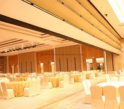 Electrical Vertical Retractable Movable Walls Vertical Lift Folding Walls Motorized Operable Partitions